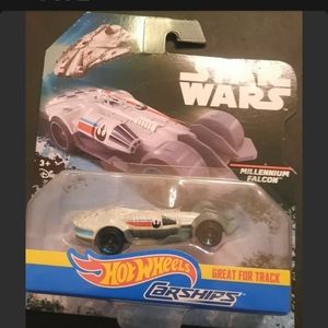 STAR WARS CARSHIPS MILLENNIUM FALCON DIECAST MOC 1